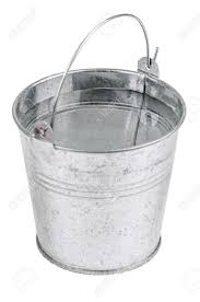 bucket of water